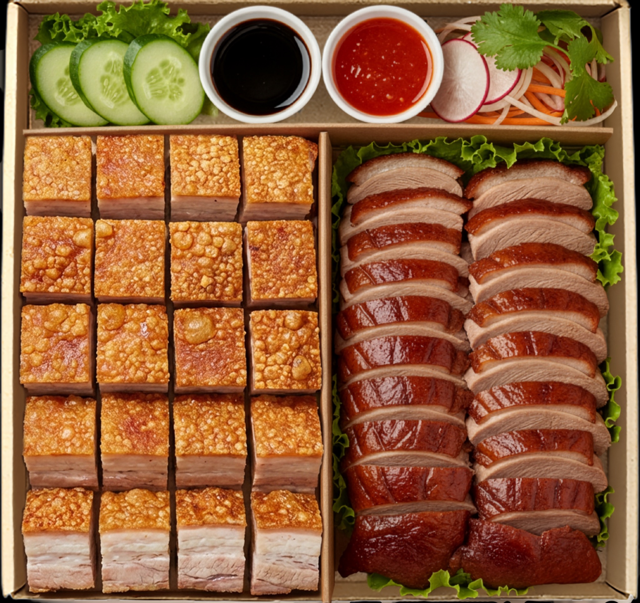 Roast Pork & Roast Duck Platter