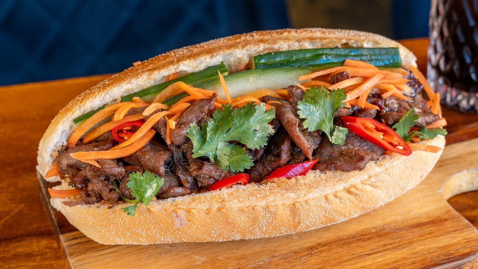 Lemongrass Beef Bánh Mì