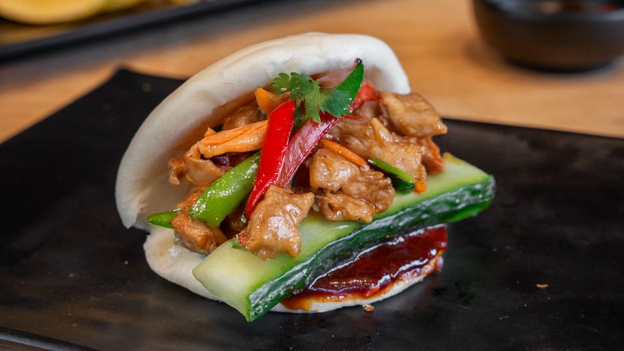 Crispy Fried Chicken Bao