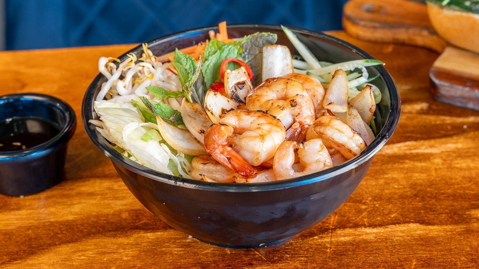 Grilled Prawn Bun