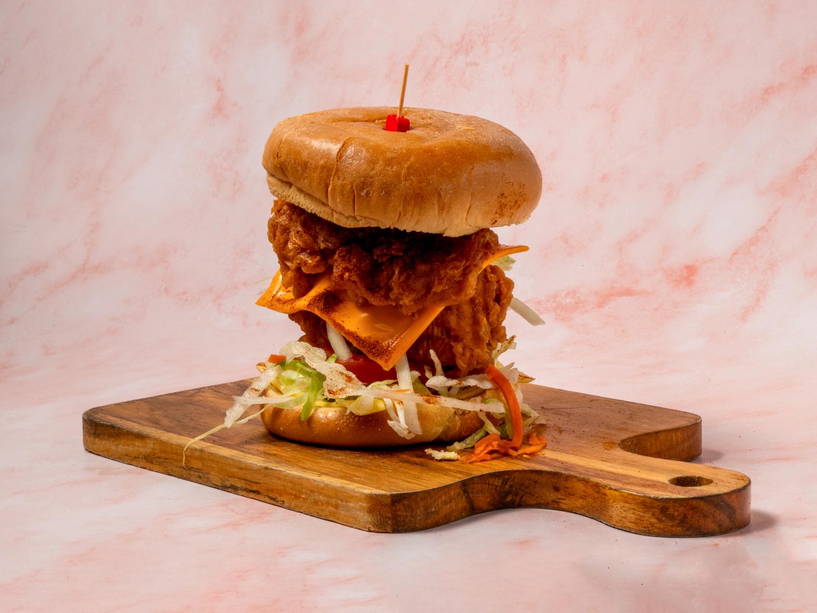 Mr Hot Burger Combo