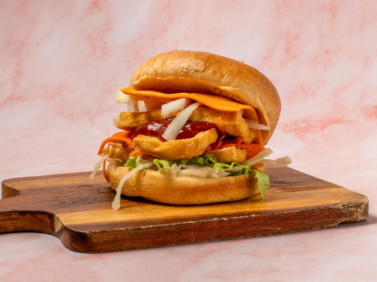 Mr Vegetarian Burger Combo