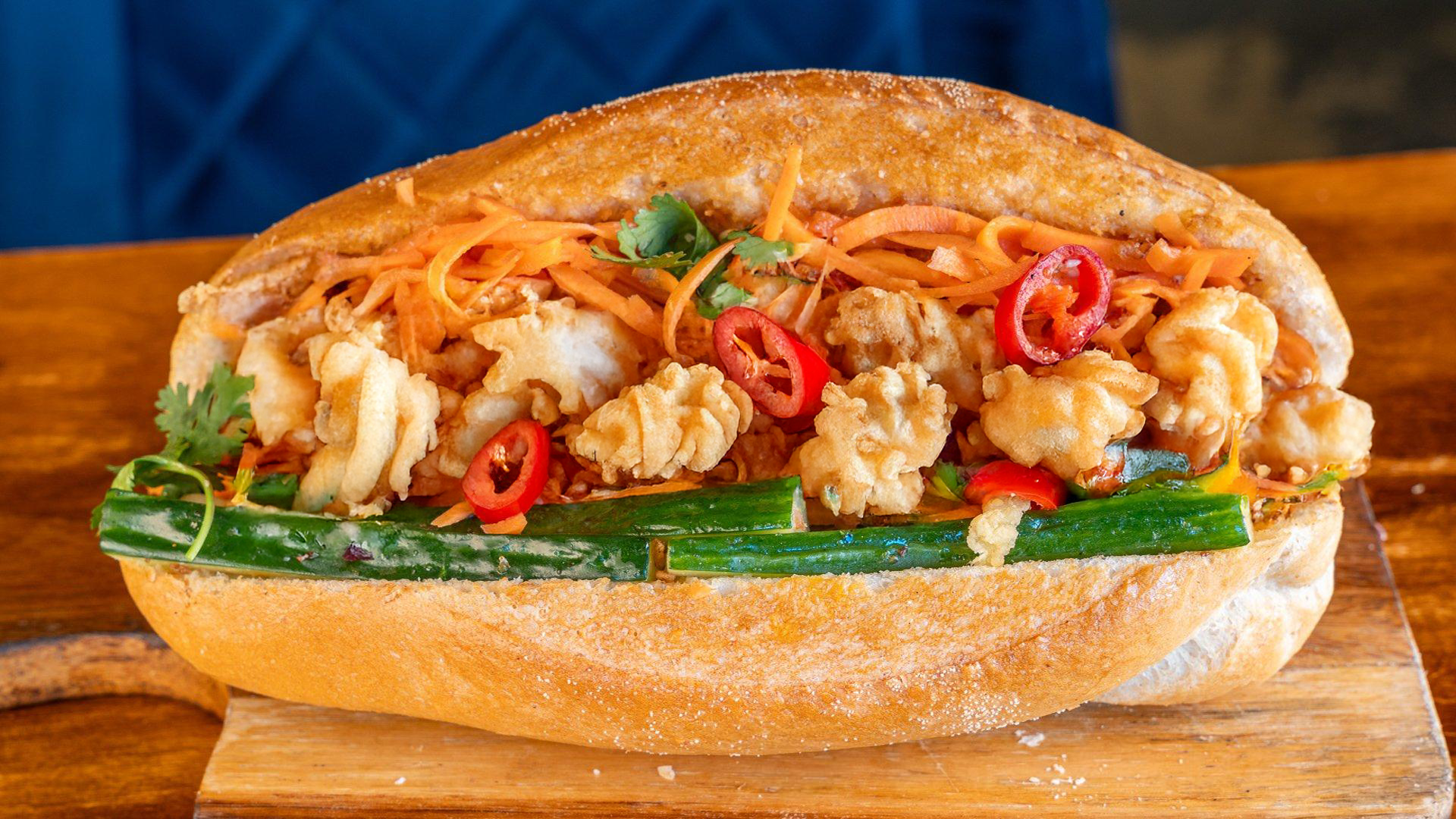 Crispy Squid Bánh Mì