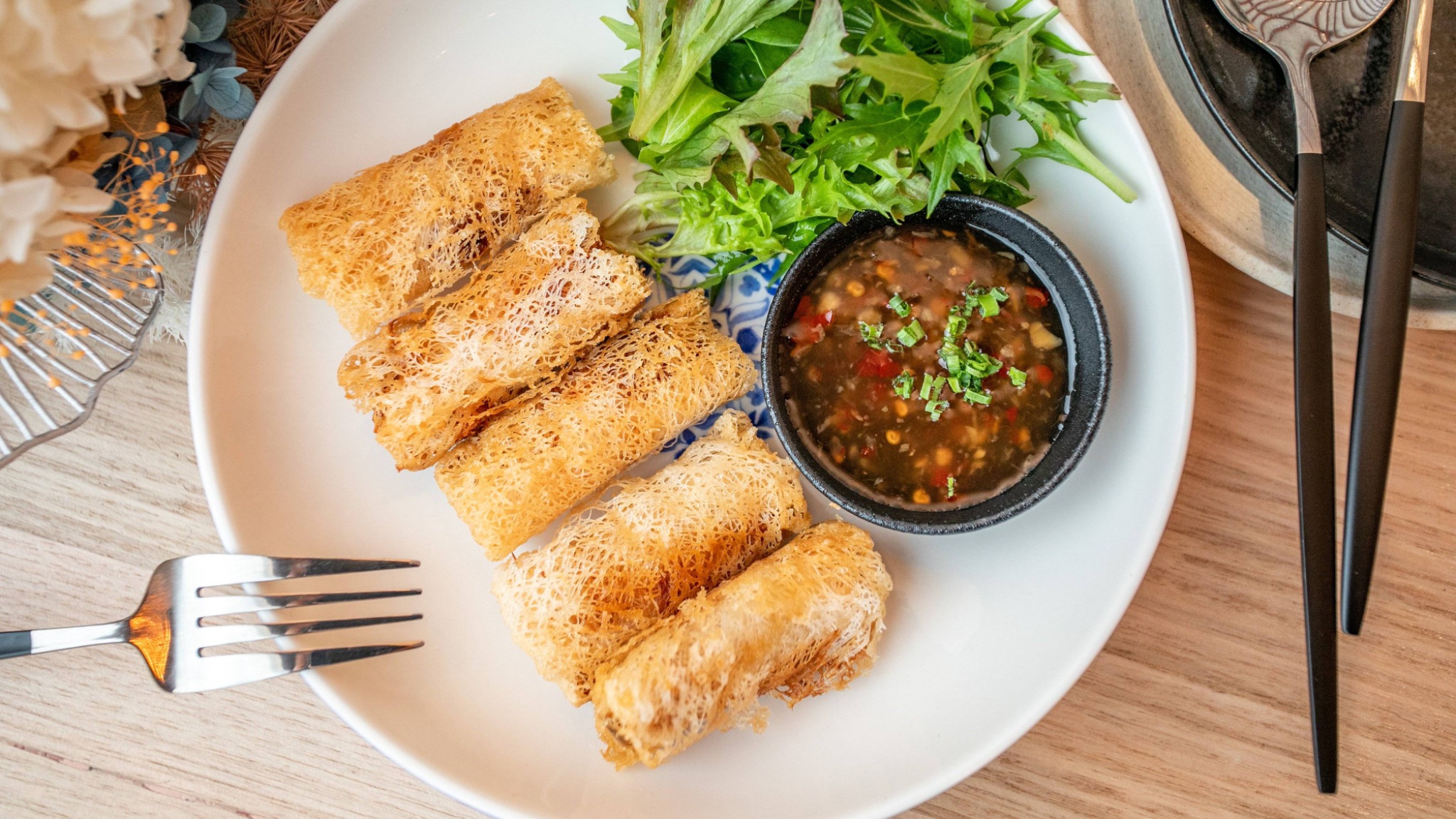 5x Seafood Spring Rolls