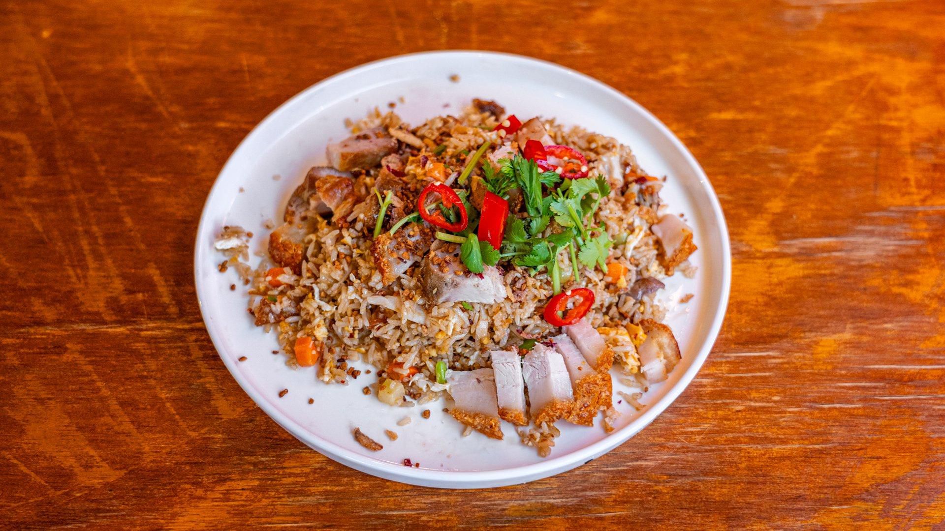 Crispy Roast Pork Fried Rice