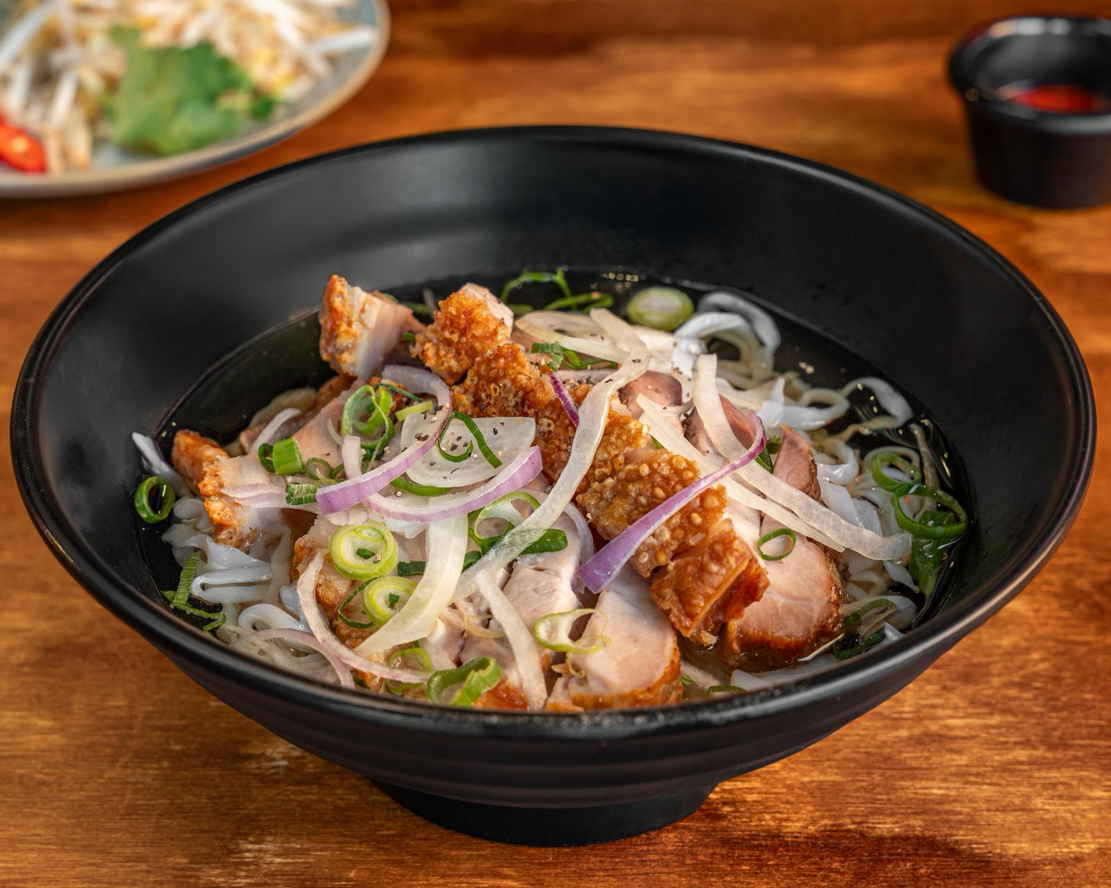 Crispy Roast Pork Pho