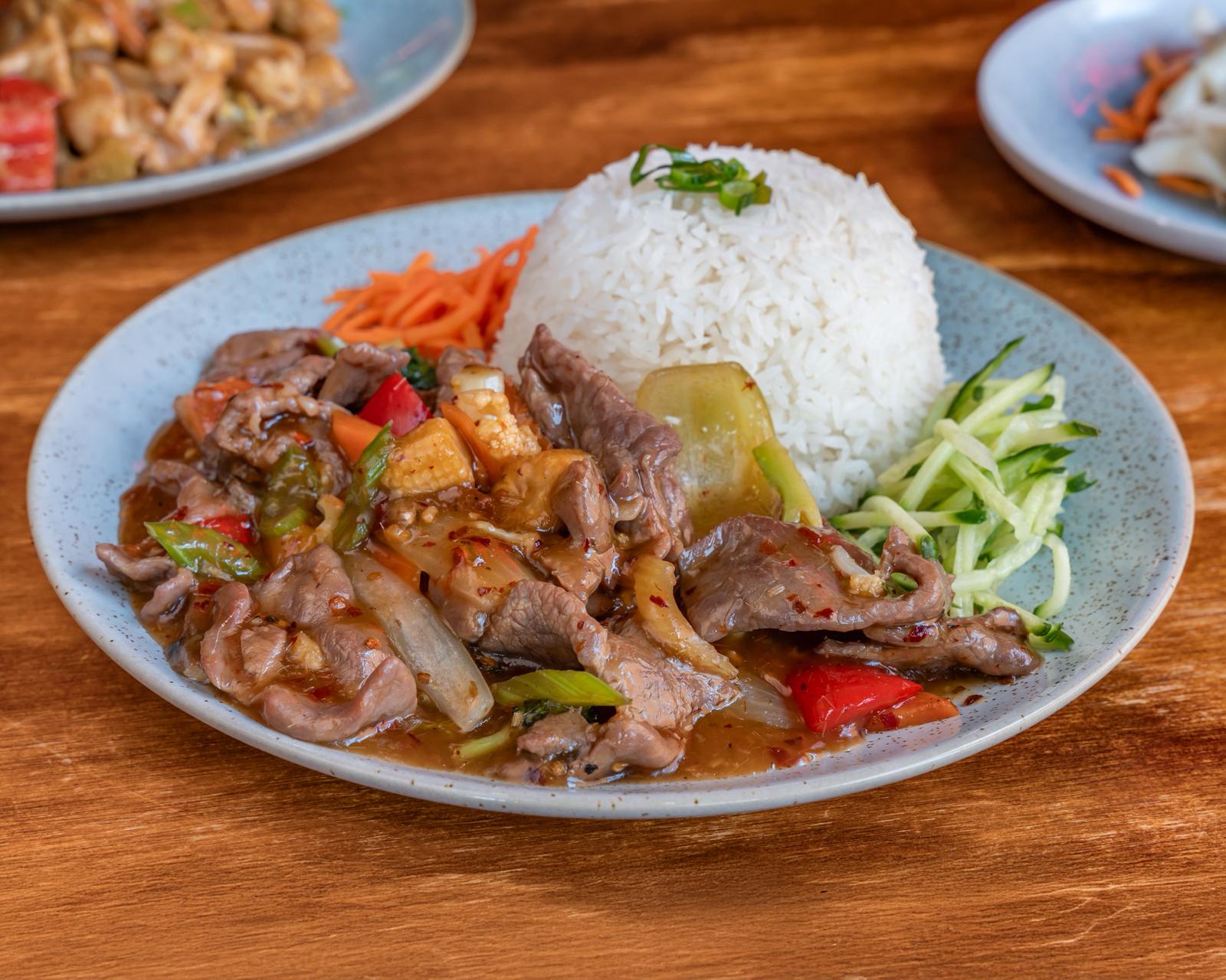 Lemongrass & Chilli Beef Rice
