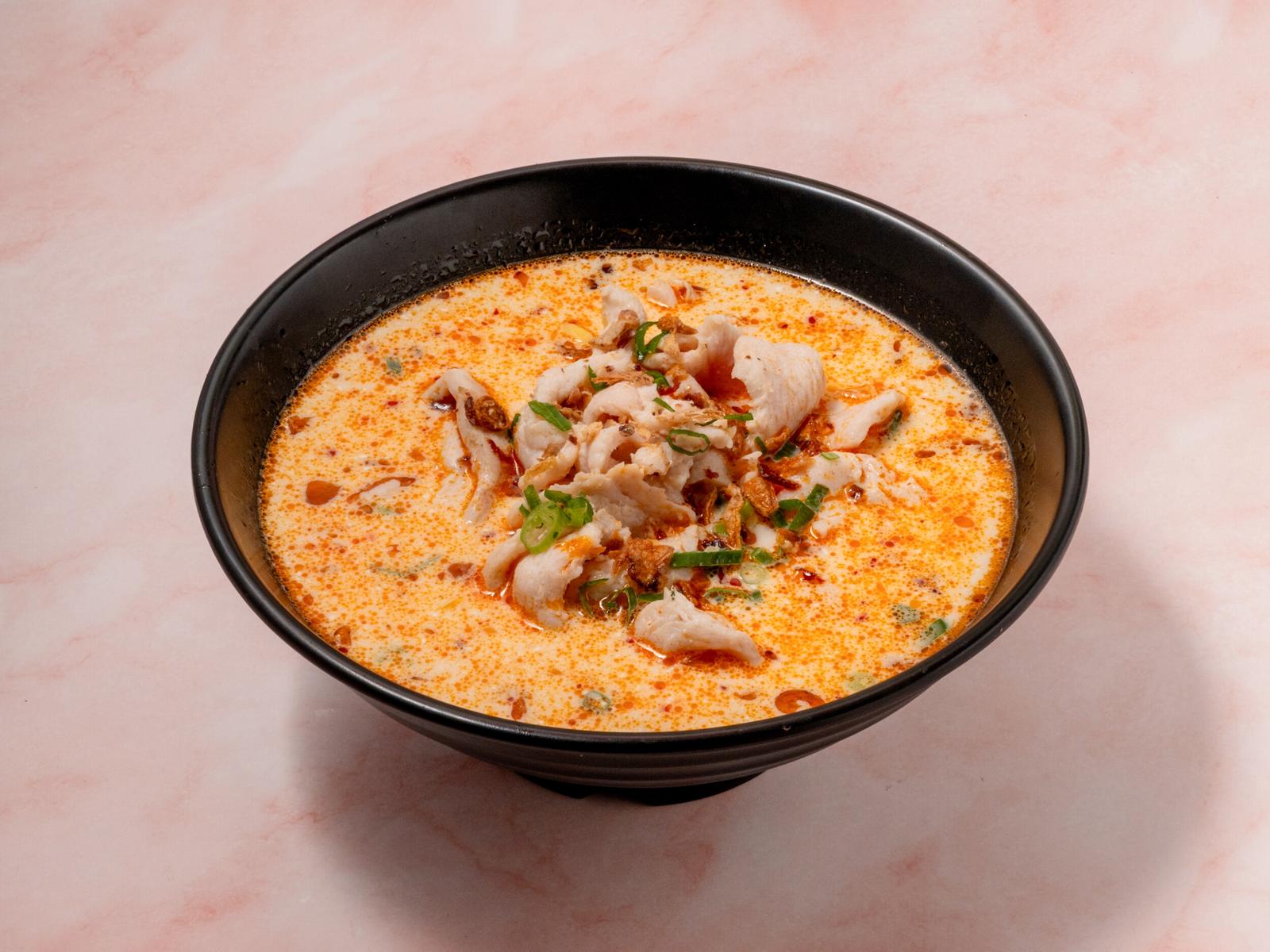 Chicken Laksa Noodles Soup