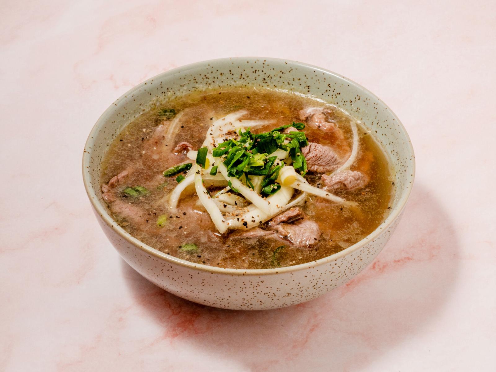 Fresh Sliced Beef Soup (Large)